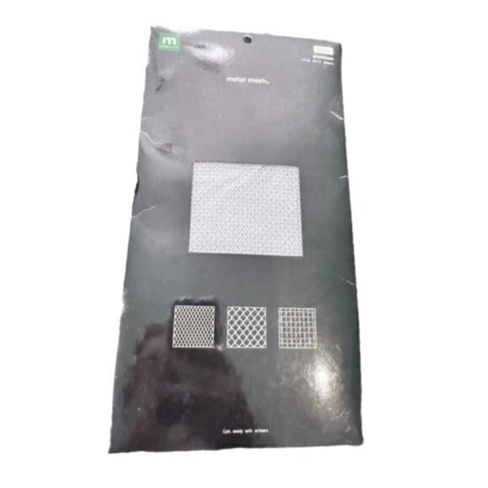 Making Memories Aluminum Metal Mesh Craft Sheets (3) 6"x12"  item# 23151 ‎ NEW